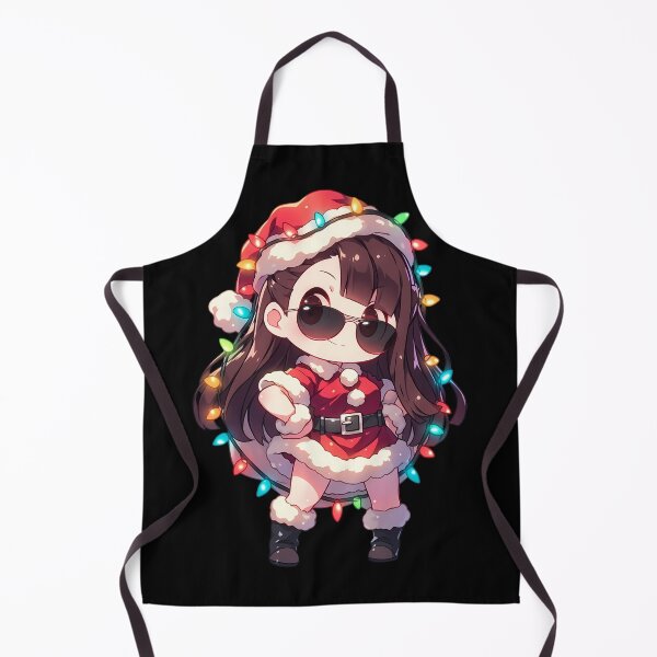 Item preview, Atsuko Kagari Little Witch Academia Christmas Santa Lights Chibi Kawaii Anime Girl designed and sold by CarlosBender.