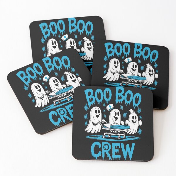 Item preview, Boo Boo Crew Ghost Paramedic Nurse Halloween designed and sold by genkihikki.
