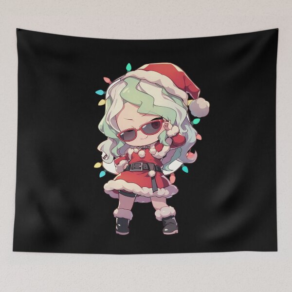 Item preview, Diana Cavendish Little Witch Academia Christmas Santa Lights Chibi Kawaii Anime Girl designed and sold by CarlosBender.