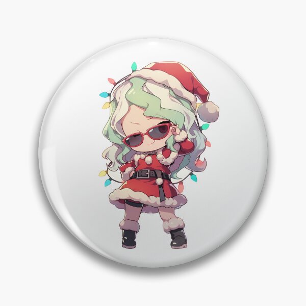 Item preview, Diana Cavendish Little Witch Academia Christmas Santa Lights Chibi Kawaii Anime Girl designed and sold by CarlosBender.