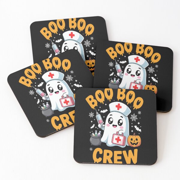 Item preview, Boo Boo Crew Nurse Cute Ghost Halloween Nursing designed and sold by genkihikki.