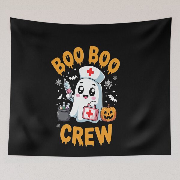 Item preview, Boo Boo Crew Nurse Cute Ghost Halloween Nursing designed and sold by genkihikki.