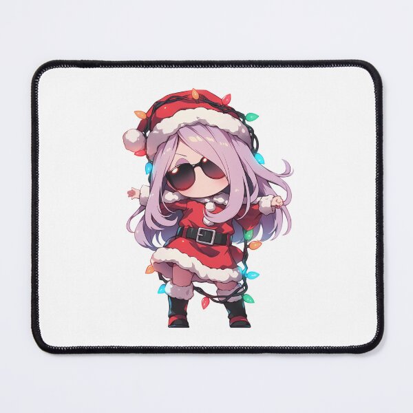 Item preview, Sucy Manbavaran Little Witch Academia Christmas Santa Lights Chibi Kawaii Anime Girl designed and sold by CarlosBender.