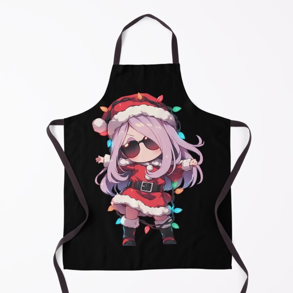 Item preview, Sucy Manbavaran Little Witch Academia Christmas Santa Lights Chibi Kawaii Anime Girl designed and sold by CarlosBender.