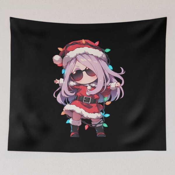 Item preview, Sucy Manbavaran Little Witch Academia Christmas Santa Lights Chibi Kawaii Anime Girl designed and sold by CarlosBender.