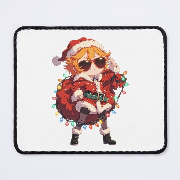 Item preview, Lotte Yanson Little Witch Academia Christmas Santa Lights Chibi Kawaii Anime Girl designed and sold by CarlosBender.