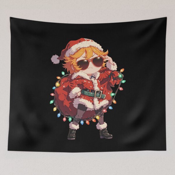 Item preview, Lotte Yanson Little Witch Academia Christmas Santa Lights Chibi Kawaii Anime Girl designed and sold by CarlosBender.