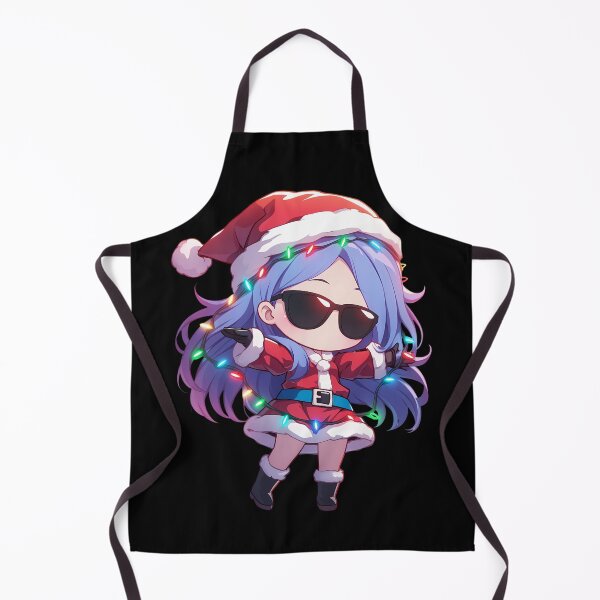 Item preview, Ursula Callistis Little Witch Academia Christmas Santa Lights Chibi Kawaii Anime Girl designed and sold by CarlosBender.