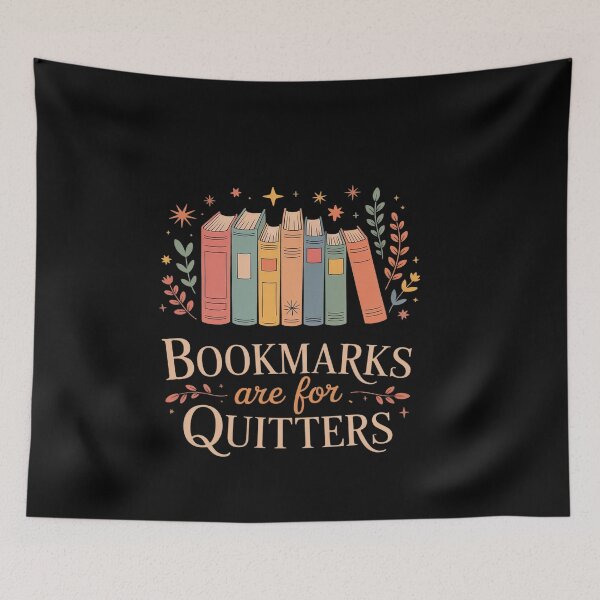 Item preview, Bookmarks Are For Quitters Book Lover designed and sold by genkihikki.