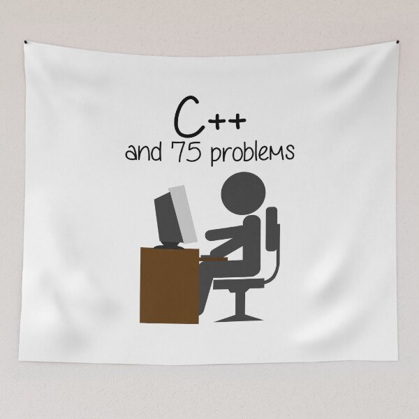Item preview, C++ And 75 Problems Funny Programmer  designed and sold by CreativeStrike.