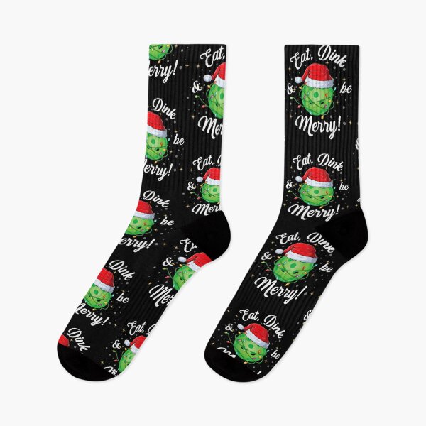 Item preview, Christmas Pickleball Eat Drink Be Merry designed and sold by gaweshalmuezy.