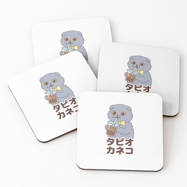 Artikelvorschau, Kawaii Tapioka Kaneko Bubble Tea Katze – süßes Maskottchen für Boba-Liebhaber entworfen und verkauft von chattsuede.