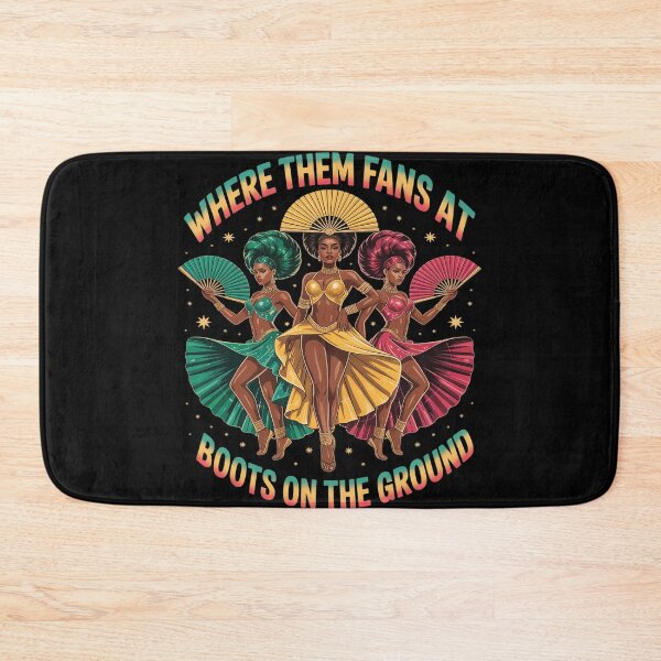 Item preview, Boots on the Ground Juneteenth Cowgirl Where Them Fans At designed and sold by genkihikki.