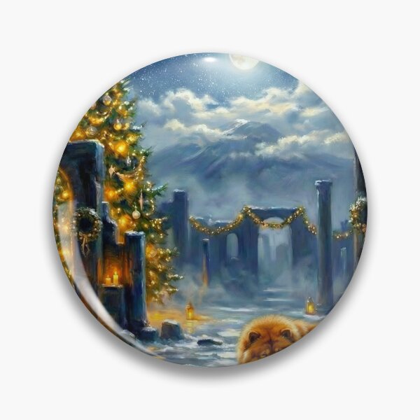 Item preview, Moonlit Christmas in Pompeii designed and sold by Gravitylessarts.