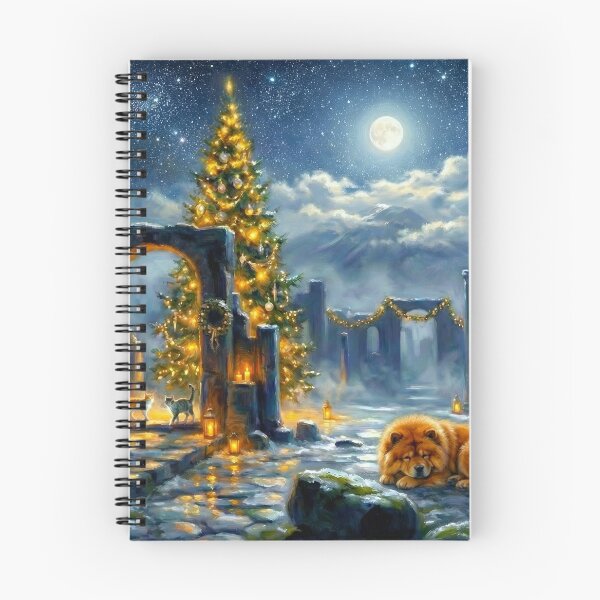Item preview, Moonlit Christmas in Pompeii designed and sold by Gravitylessarts.