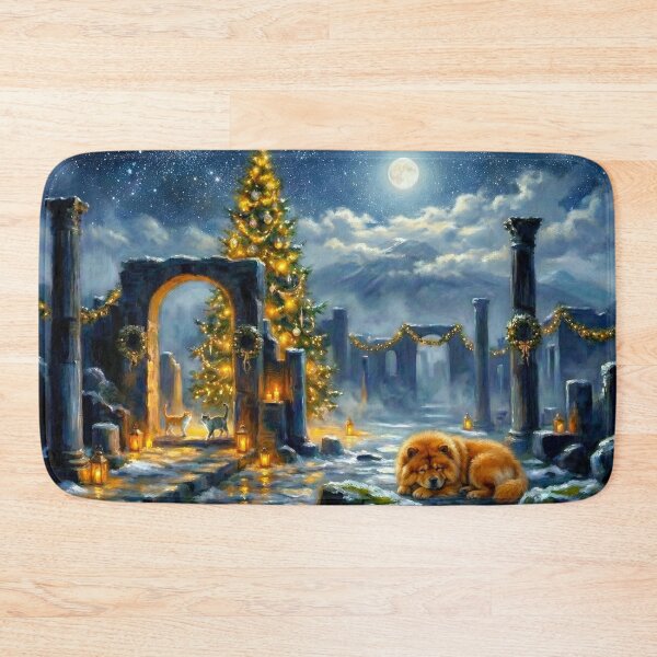 Item preview, Moonlit Christmas in Pompeii designed and sold by Gravitylessarts.