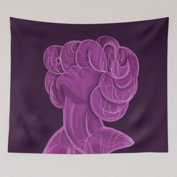 Item preview, Purple Brain Overflow, handpainted painting designed and sold by AK-Hevonen.