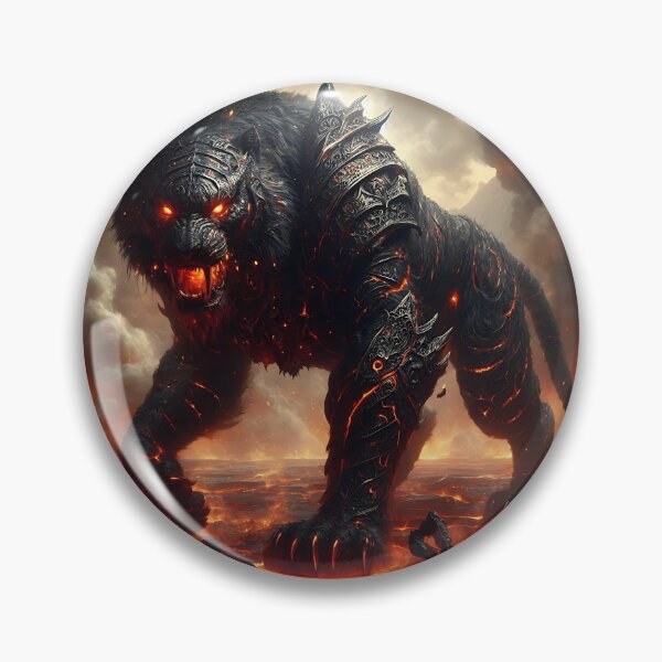 Item preview, Black Lava Tiger designed and sold by GalleryBrisArt.