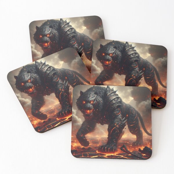 Item preview, Black Lava Tiger designed and sold by GalleryBrisArt.