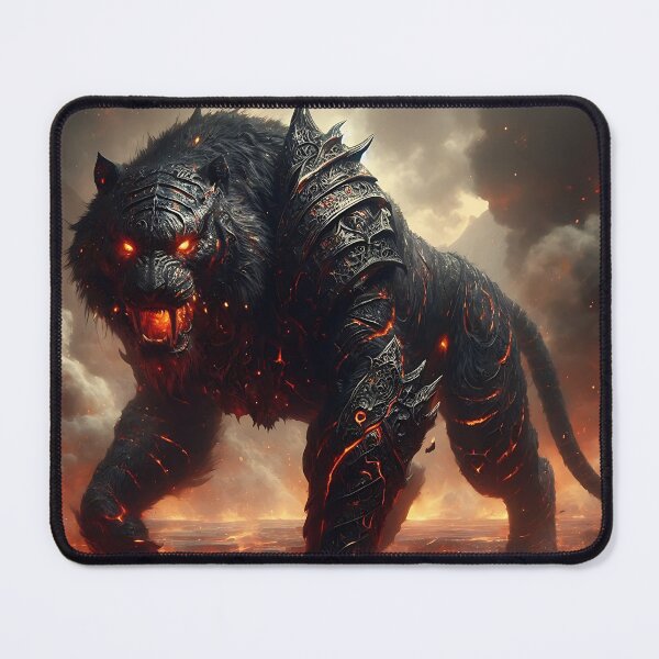 Item preview, Black Lava Tiger designed and sold by GalleryBrisArt.