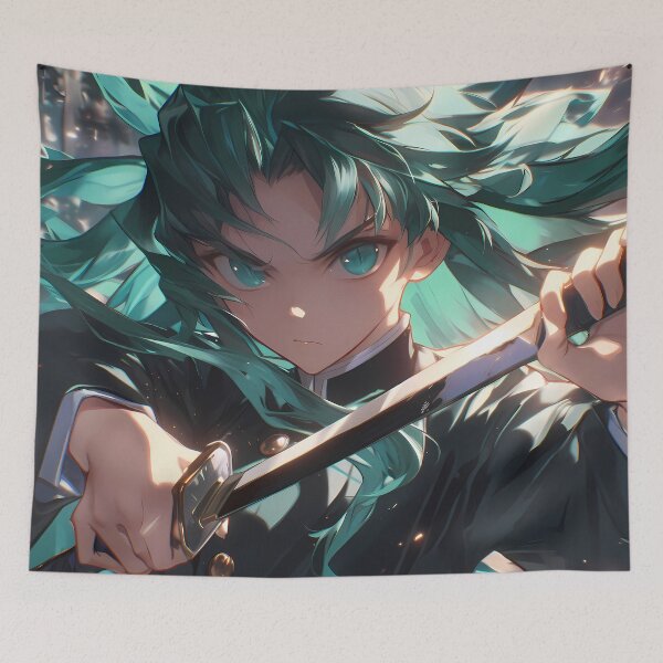 Item preview, Muichiro Tokito Demon Slayer Anime Mist Warrior Calm Power designed and sold by CarlosBender.