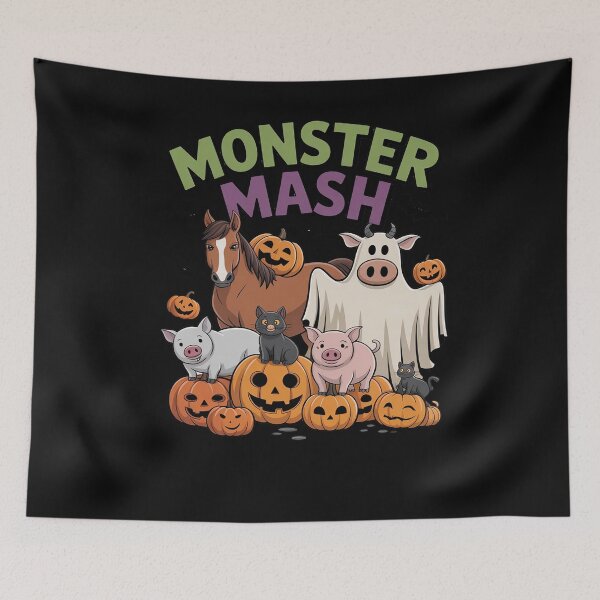 Item preview, Halloween Spooky Season Boo Pumpkin Heifer Monster A Mash designed and sold by Bstilablhot.