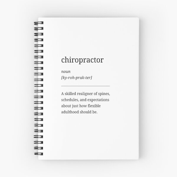 Item preview, Chiropractor Definition – Modern Minimalist Quote Design designed and sold by RosieKingArt.