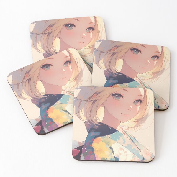 Item preview, Shiemi Moriyama Blue Exorcist Anime Girl Waifu Floral Pastel Serenity designed and sold by CarlosBender.