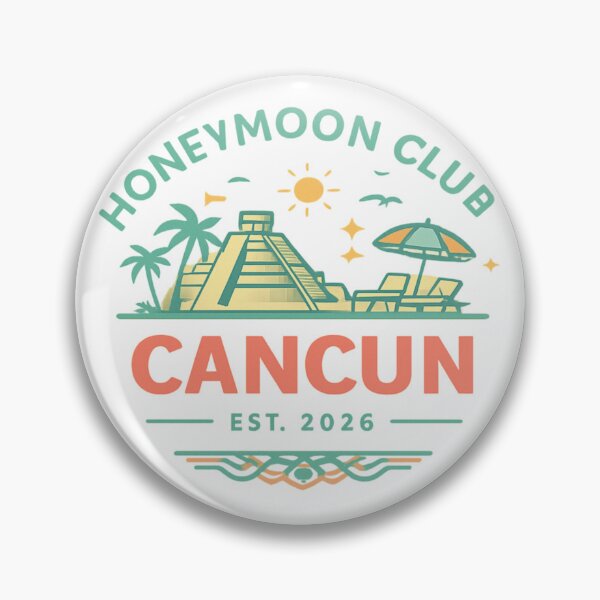 Artikelvorschau, Flitterwochen 2026 Cancún, Mexiko – Erinnerungen an tropische Liebe und Hochzeit entworfen und verkauft von Memorph.