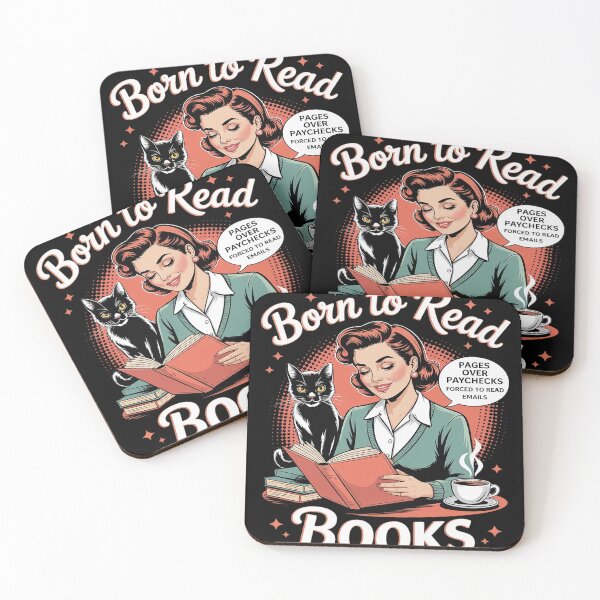 Item preview, Born To Read Books Forced To Read Emails Avid Reader designed and sold by genkihikki.