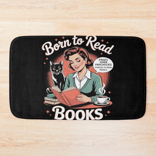 Item preview, Born To Read Books Forced To Read Emails Avid Reader designed and sold by genkihikki.