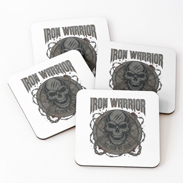 Item preview, Iron Warrior No Pain No Gain Gritty Art for Fitness Lover designed and sold by chattsuede.