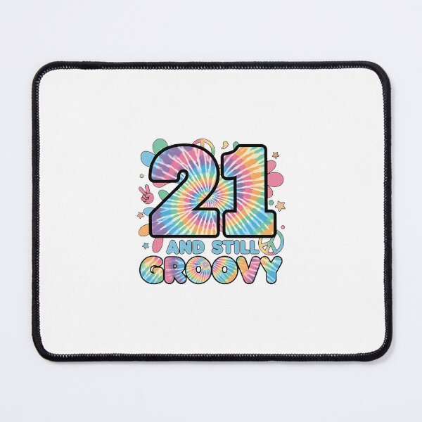 Item preview, 21 And Still Groovy Hippie Tie Dye designed and sold by Puring1899.