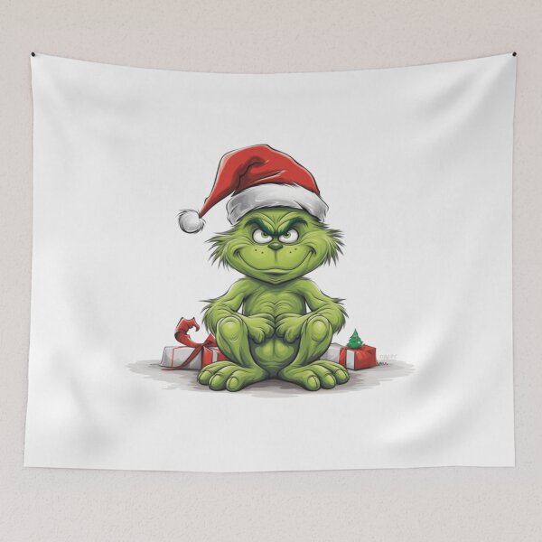 Item preview, Fun Grinch Christmas Gift Sticker designed and sold by EmmanEtha.