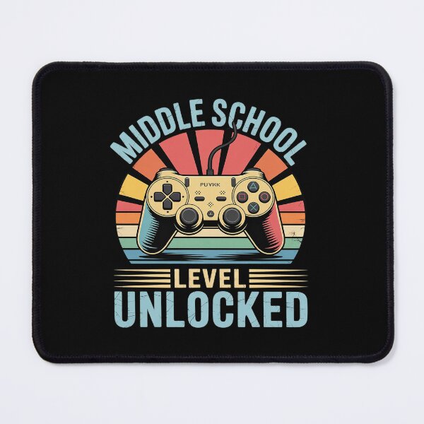 Item preview, Middle School Level Unlocked Video Game Back to School Boy designed and sold by SIGORDESIGN.
