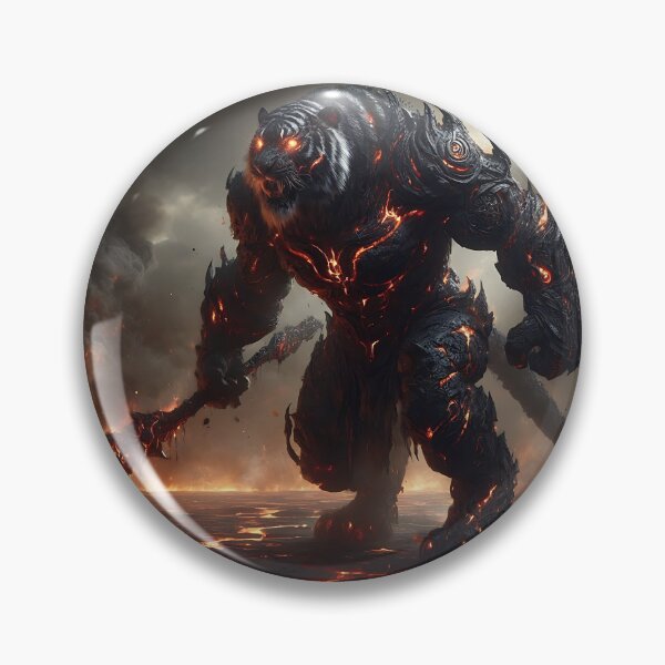 Item preview, Black Lava Tiger designed and sold by GalleryBrisArt.