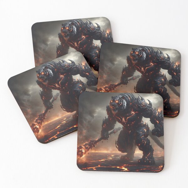 Item preview, Black Lava Tiger designed and sold by GalleryBrisArt.