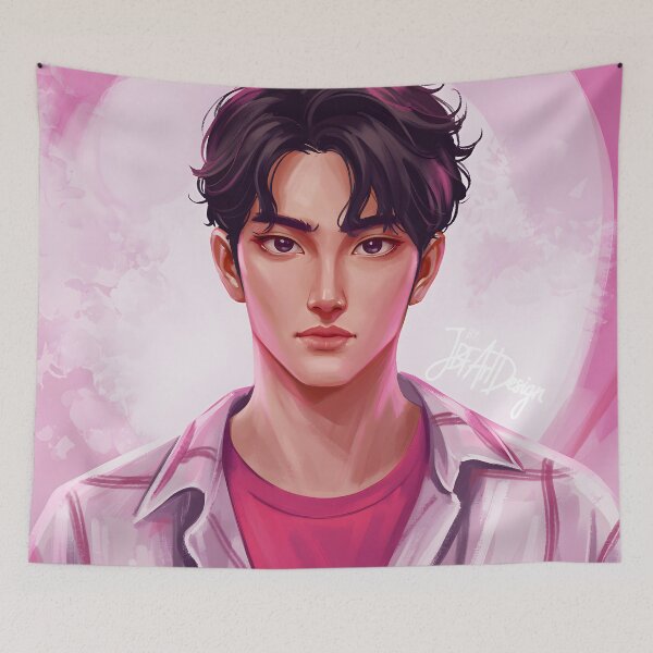 Item preview, jinu painting saja kpop pastel art designed and sold by jbfart.