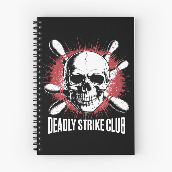 Item preview, Bowling Champ Deadly Strike Club Skull Bowling designed and sold by genkihikki.