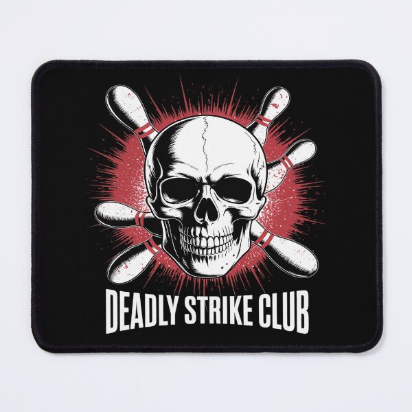 Item preview, Bowling Champ Deadly Strike Club Skull Bowling designed and sold by genkihikki.
