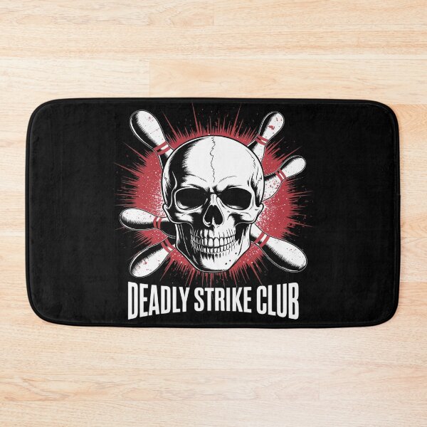 Item preview, Bowling Champ Deadly Strike Club Skull Bowling designed and sold by genkihikki.