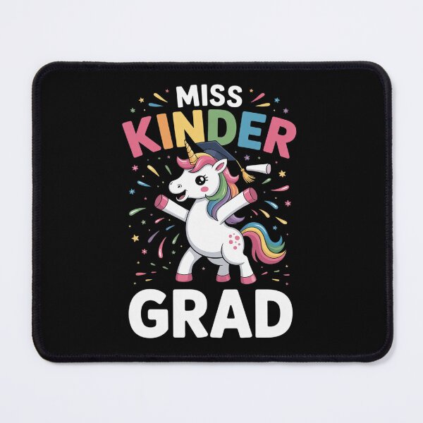 Item preview, Miss Kinder Grad Kindergarten Graduation Unicorn designed and sold by SIGORDESIGN.