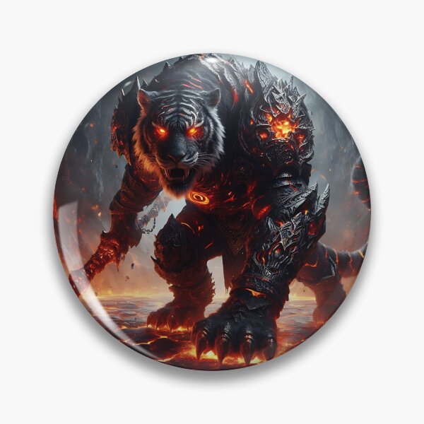 Item preview, Black Lava Tiger designed and sold by GalleryBrisArt.