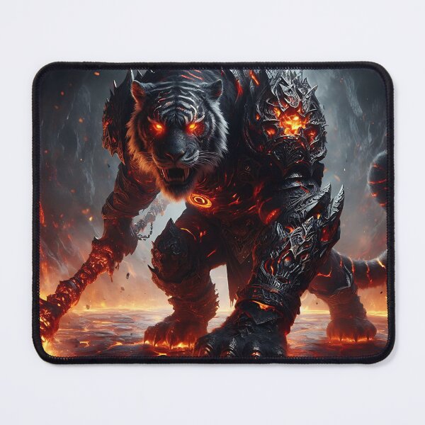 Item preview, Black Lava Tiger designed and sold by GalleryBrisArt.