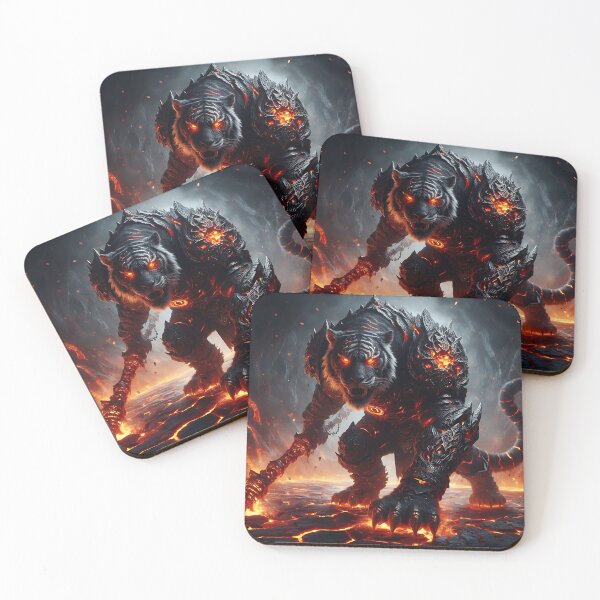 Item preview, Black Lava Tiger designed and sold by GalleryBrisArt.