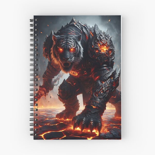 Item preview, Black Lava Tiger designed and sold by GalleryBrisArt.