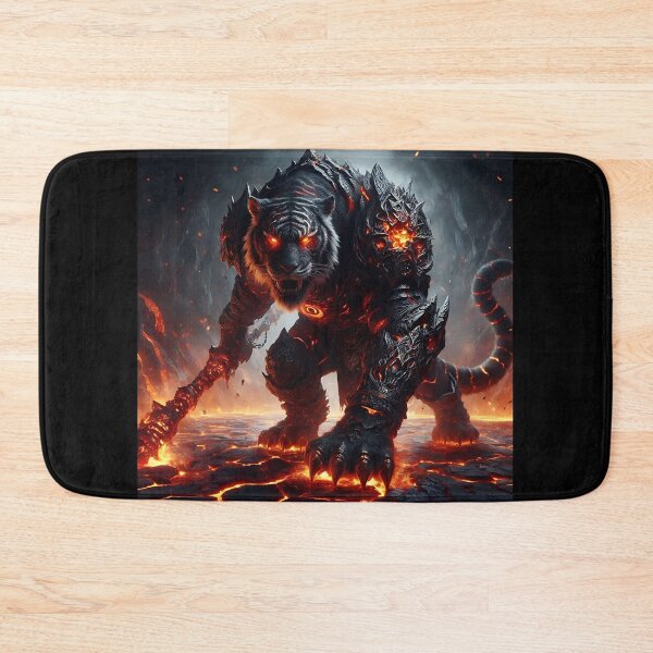 Item preview, Black Lava Tiger designed and sold by GalleryBrisArt.