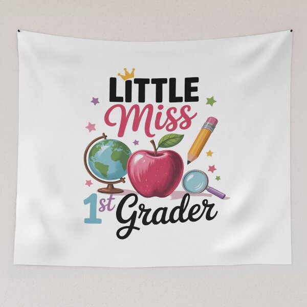 Item preview, Little Miss 1st Grader First Day Of School 1st Grade Girl designed and sold by SIGORDESIGN.