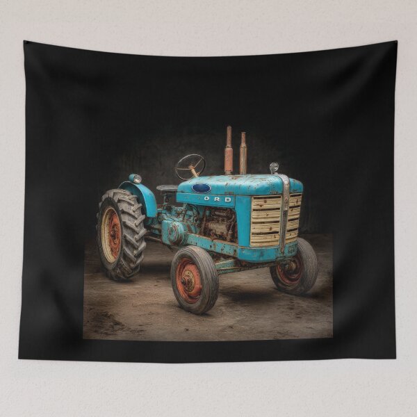 Item preview, Vintage Ford Tractor Portrait designed and sold by Savannah Gibbs.