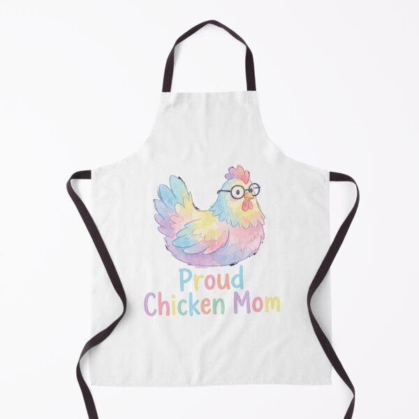 Item preview, Kawaii Proud Chicken Mom Pastel Rainbow Mascot for Chicken Lover designed and sold by chattsuede.